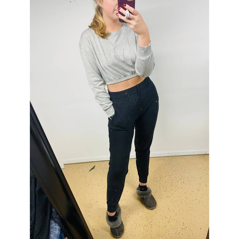 Shein Grey Cropped Top